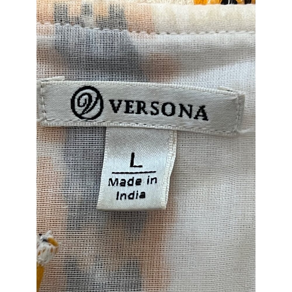 Versona Large Tank Dress Aztec Tassels Maxi Lined Tiered Career festival Comfort - Picture 3 of 16
